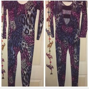 Leopard jumpsuit full length